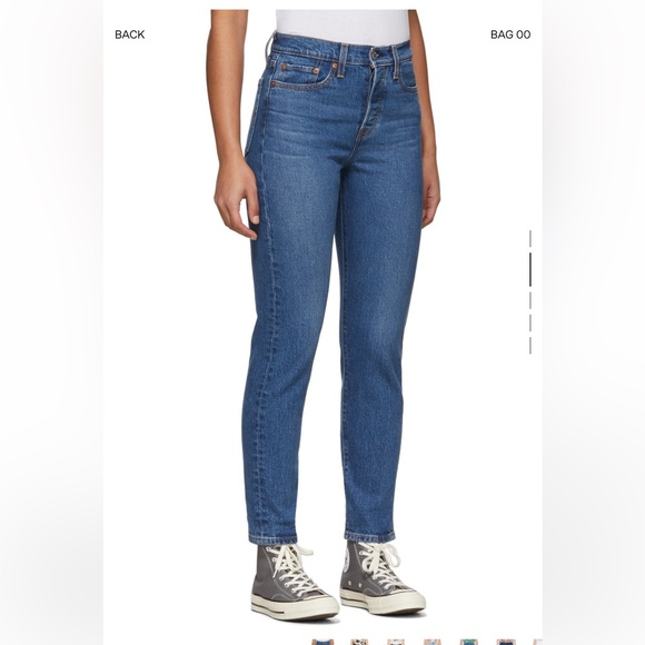 Levi’s Blue Wedgie Icon Fit Jeans - Picture 3 of 5